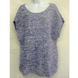 Gap Sweater Top Blouse Thin Knit Marl Tunic M